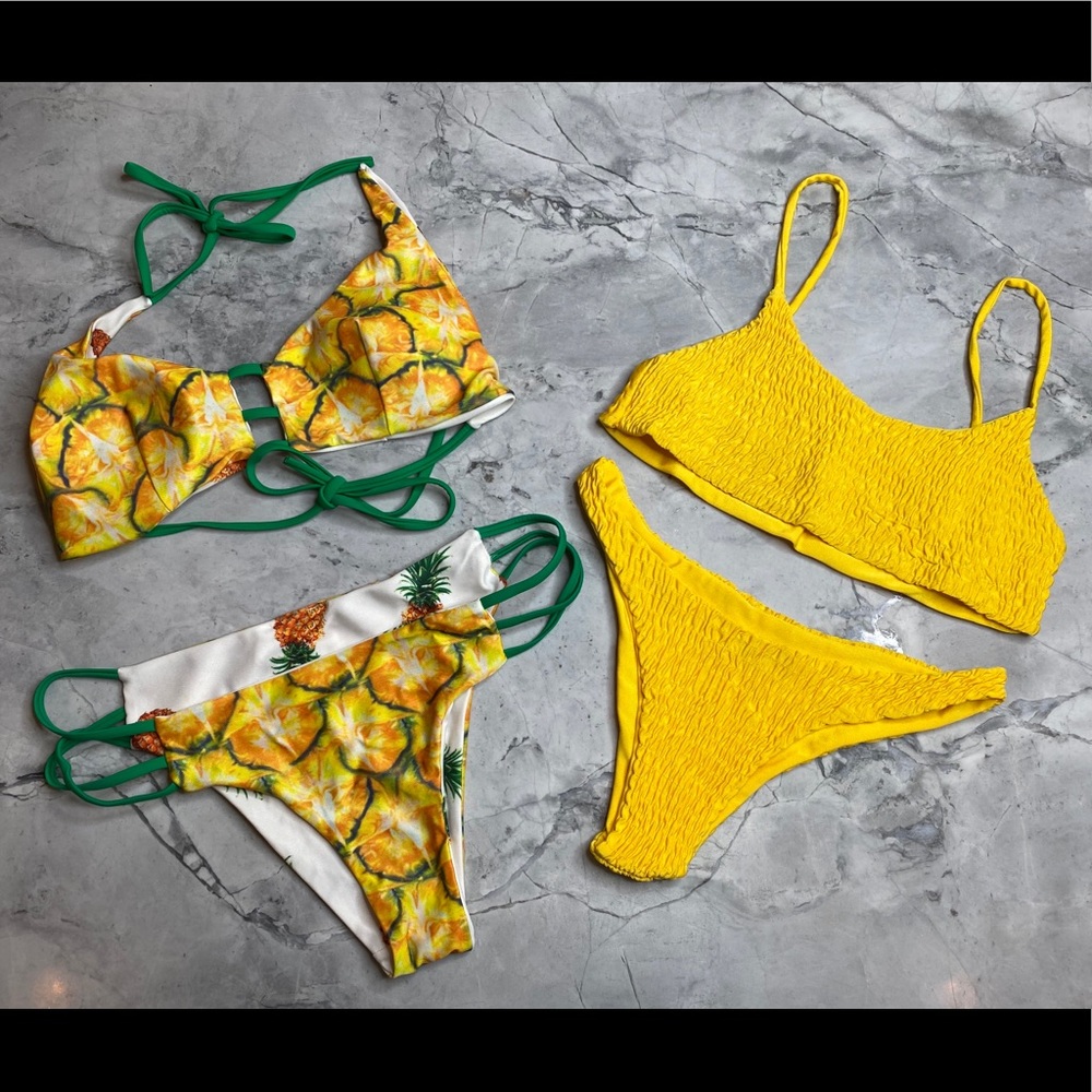 Yellow bikinis!